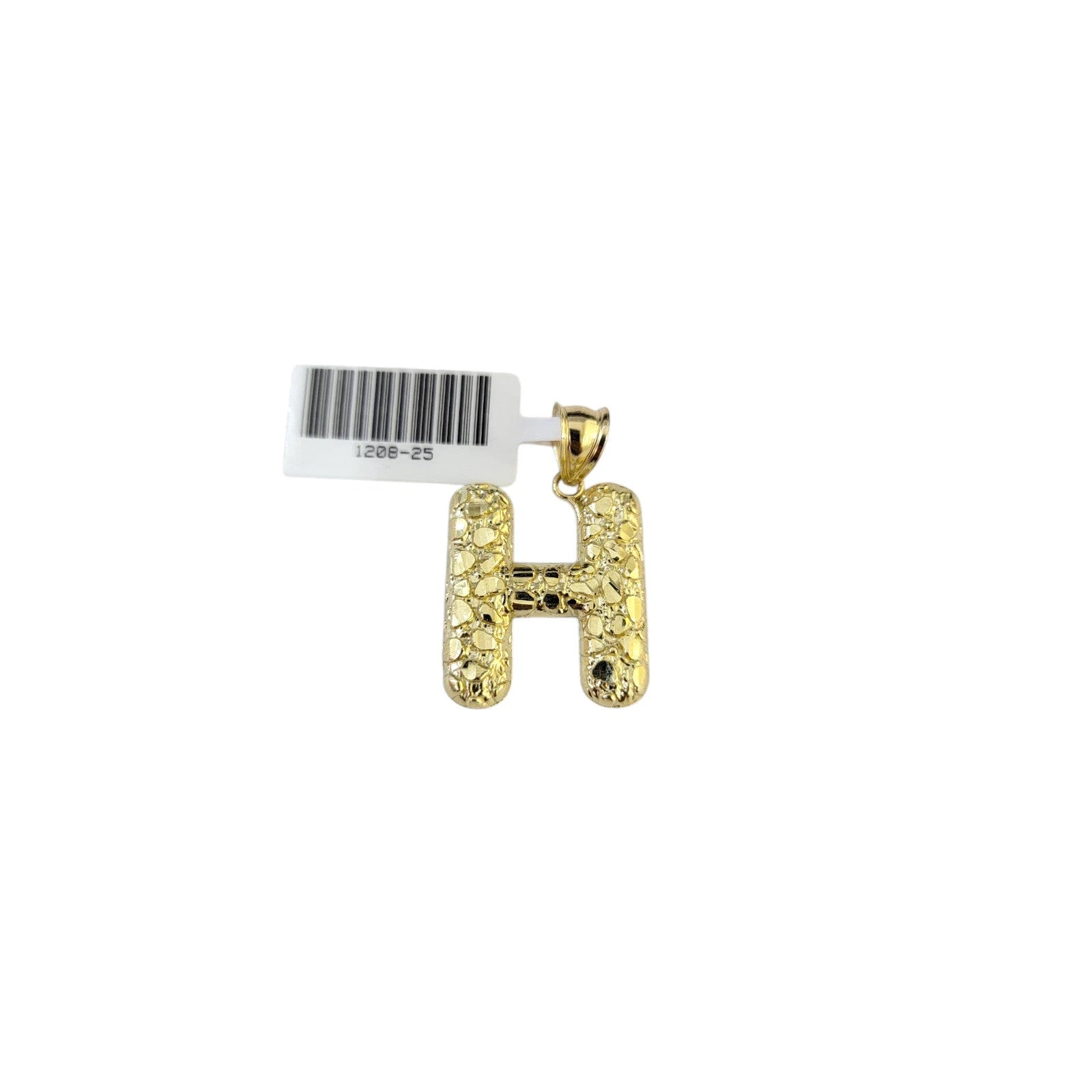 Real 10k Rope Chain 3mm 18"-28" Necklace Nugget H Initial Charm Set Pendant Gold