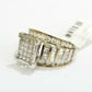 2 CT Diamond 10K Gold Ladies Ring Wedding Anniversary Princess cut Diamond Women