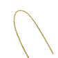 10K Yellow Gold Rope Chain Necklace 2mm 22 Inch REAL 10kt Diamond Cuts Womens