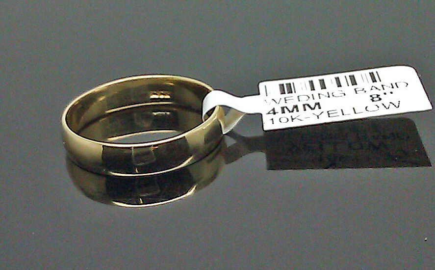 Brand New 10K Yellow Gold Men/Women Band 8" 4mm 2.0gm