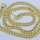 Real 14k Gold Necklace Miami Cuban Link chain 6mm 18" - 28 Inch Strong, 14kt Men