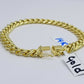 Real 14k Yellow Gold Miami Cuban Bracelet Men 10mm 7.5" 8" 8.5" 9" 9.5"