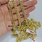 Real 14k Gold Chain Necklace Miami Cuban Link 6mm-9mm 8"-30" Inch ,Strong, Men's