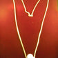 Real 10k Gold 24" inch Franco Chain necklace 1.5mm Rope cuban.