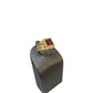 10K Real Gold Red CZ Square Ring Mens Signet Pinky Bold Statement Ring