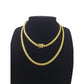 10K SOLID Gold Miami Cuban Link Chain 4mm 24" Inch Men Women Real Necklace