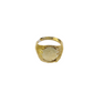 Real 10k Nugget Head Ring Yellow Gold Men 10Kt Genuine