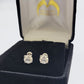 Real 2CT Round Brilliant Cut Diamond Stud Earring In 14K Gold Lab Created VS ADJUSTED LISTING
