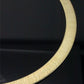 Real 10k Yellow Gold Herringbone Necklace 12 mm Thick 20 inch Men Women