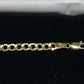 Gold Baby Bracelet 10k Real Gold 6 inch Cuban with ID Brand New