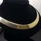 Real 10k Yellow Gold Herringbone Necklace 12 mm Thick 20 inch Men Women